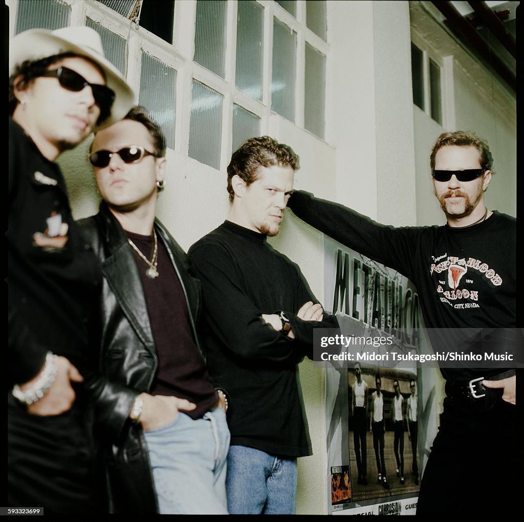 Metallica In A Dressing Room During Live In Europe