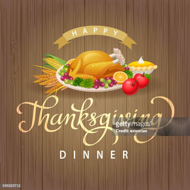 bildbanksillustrationer, clip art samt tecknat material och ikoner med thanksgiving dinner - meat pie