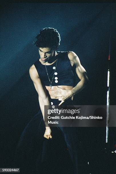 Prince live at Yokohama Stadium, Kanagawa, September 1986.