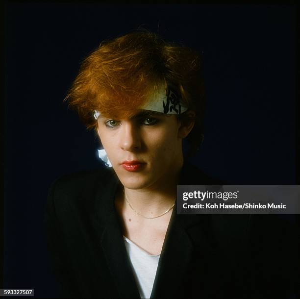 Nick Rhodes at Studio shooting, Tokyo, May 2, 1982.