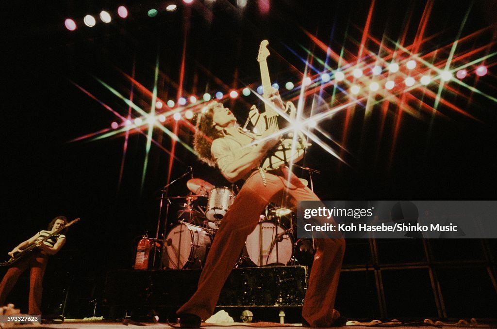 Edward Van Halen Van Halen Striking A Pose