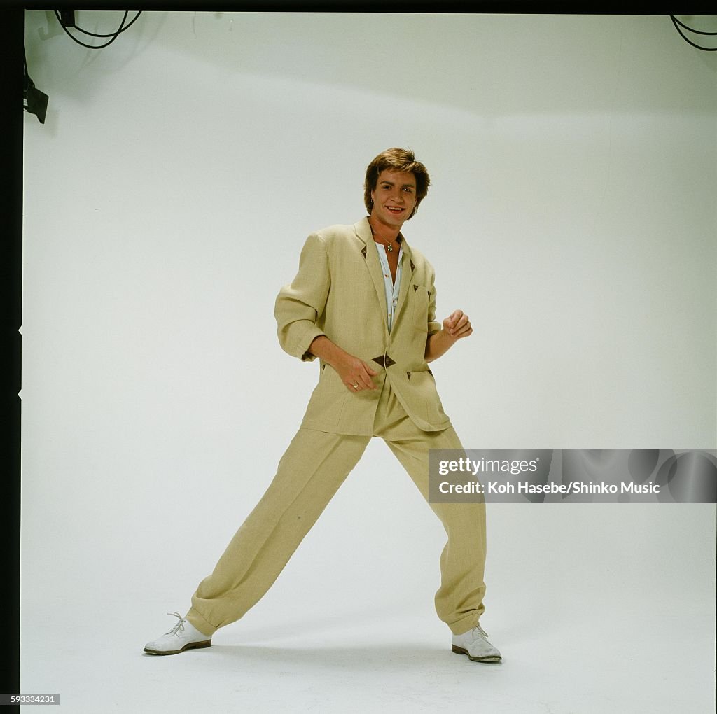 Duran Duran Simon Le Bon At Photo Studio In Tokyo