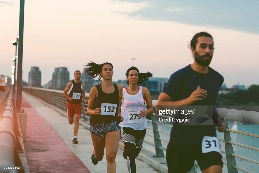 Marathon Runners.