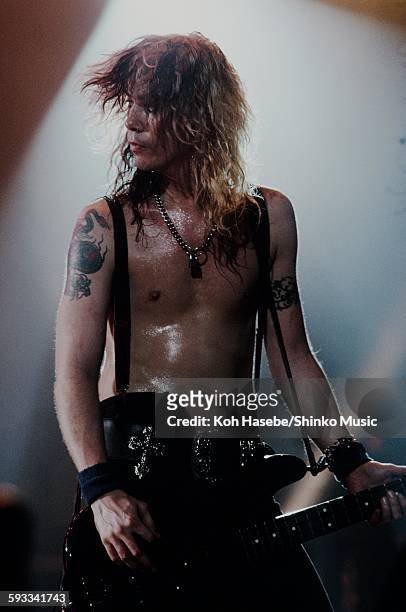 Guns N' Roses Duff McKagan live in USA, unknown, 1988.