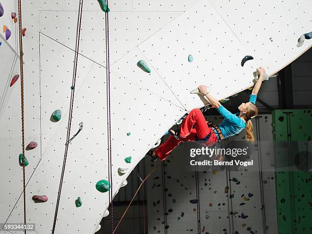 rock climber - climbing wall stock pictures, royalty-free photos & images