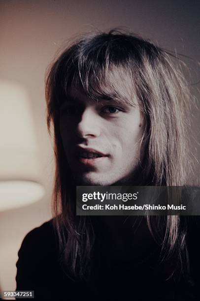 Steve Howe at photo session, Tokyo, March 1973.