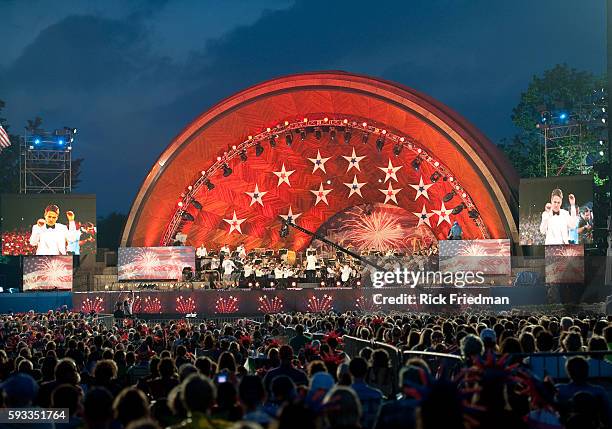Boston Concert Shell Boston Pops Esplanade Photos and Premium High Res Pictures - Getty Images