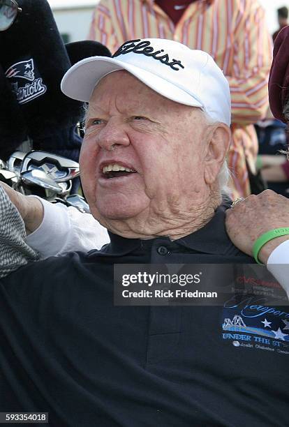 Actor Mickey Rooney at a Bayer Celebrity Golf Tournament, part of "Newport Under the Stars", a fund raiser for the Joslin Diabetes Center at the...