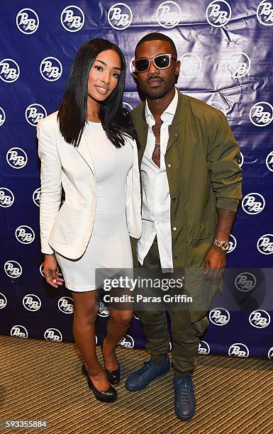 Princess Love and Ray J attend Bronner Brothers International Beauty Show at Georgia World Congress Center on August 21, 2016 in Atlanta, Georgia.