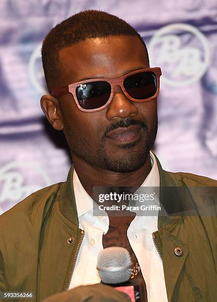 Singer/TV personality Ray J attends Bronner Brothers International Beauty Show at Georgia World Congress Center on August 21, 2016 in Atlanta,...