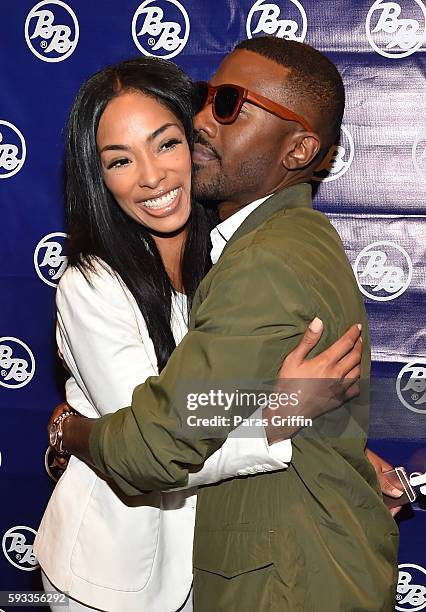 Princess Love and Ray J attend Bronner Brothers International Beauty Show at Georgia World Congress Center on August 21, 2016 in Atlanta, Georgia.