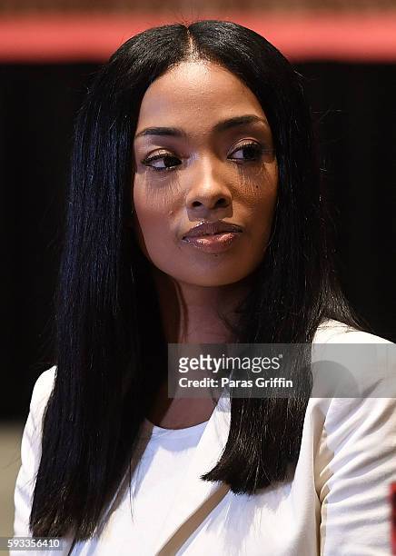 Personality Princess Love attends Bronner Brothers International Beauty Show at Georgia World Congress Center on August 21, 2016 in Atlanta, Georgia.