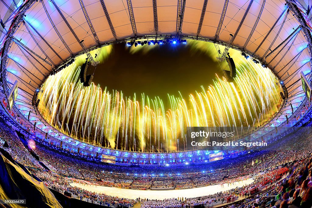 Closing Ceremony 2016 Olympic Games - Olympics: Day 16