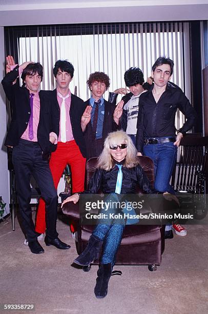 Blondie visiting Shinko Music, Tokyo, January 1978.