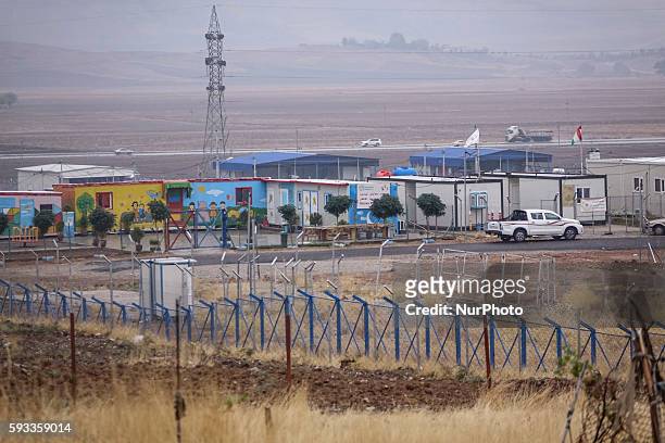 View of Arbat Refugee camp in Northern Iraq - Kurdistan near Sulaimaniyah city in 27 October 2015.