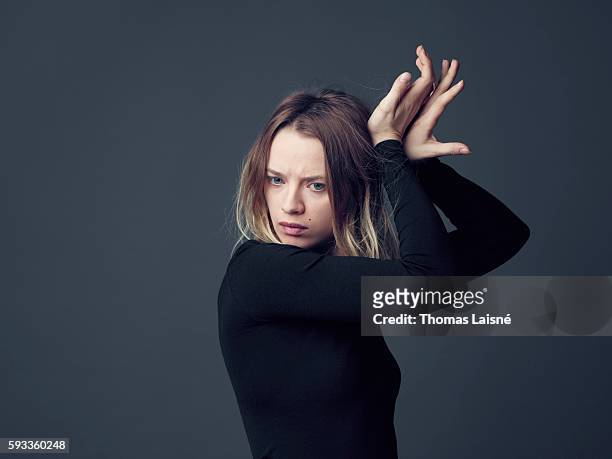 Actress Sara Forestier is photographed for Self Assignment on November 10, 2012 in Paris, France.