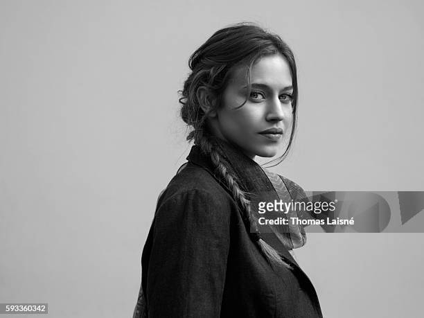 Actress Lou de Laage is photographed for Self Assignment on February 15, 2013 in Paris, France.