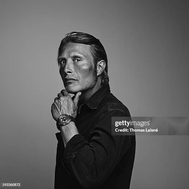 Actor Mads Mikkelsen is photographed for Self Assignment on May 17, 2013 in Cannes, France.