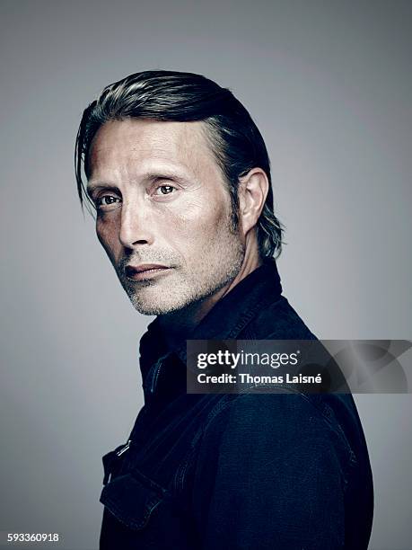 Actor Mads Mikkelsen is photographed for Self Assignment on May 17, 2013 in Cannes, France.