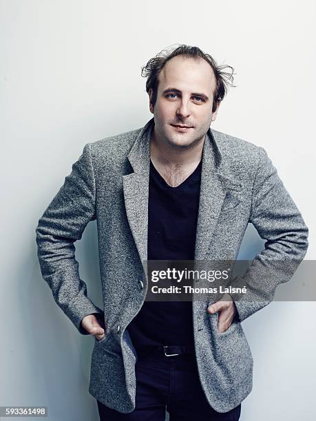 Actor Vincent Macaigne is photographed for Self Assignment on May 17, 2015 in Cannes, France.