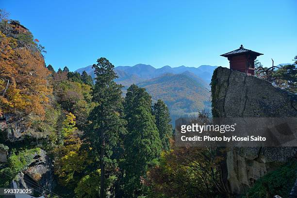 yamadera temple - 山形 ストックフォトと画像