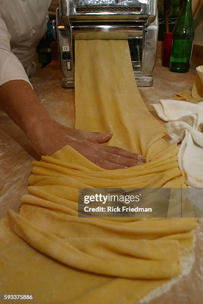 Chef Barbara Lynch prepares pasta at No. 9 Park restaurant in Boston.