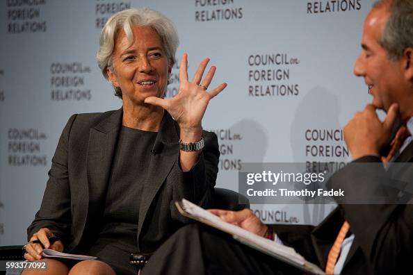 IMF managing director Christine Lagarde discusses the state of the world economy