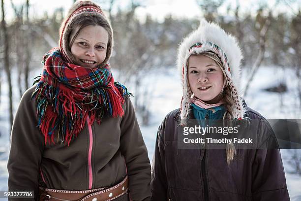Inga Maja Steinfjell and Tanja Nordfjell, 22 The idyllic image of lone herders skiing after their reindeer is now only a memory. Indigenous Samis in...
