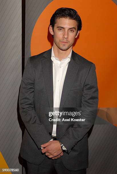 Actor Milo Ventimiglia arrives at the NBC Winter 2007 Television Critics Association Press Tour All-Star Party at the Ritz-Carlton Huntington Hotel...