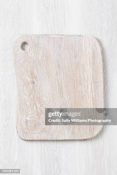 oak chopping board - whitewashed stock pictures, royalty-free photos & images