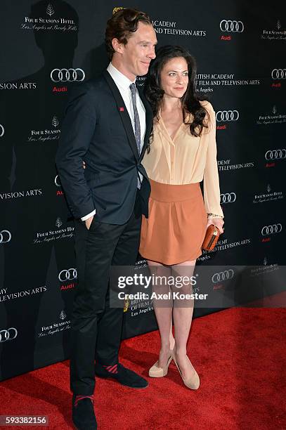 Benedict Cumberbatch arrives at the British Academy of Film and Television Arts Los Angeles Annual Awards Season Tea Party held at The Four Seasons...