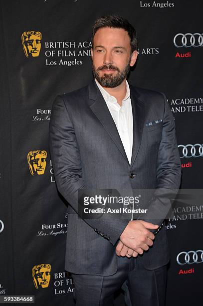 Ben Affleck arrives at the British Academy of Film and Television Arts Los Angeles Annual Awards Season Tea Party held at The Four Seasons Hotel in...