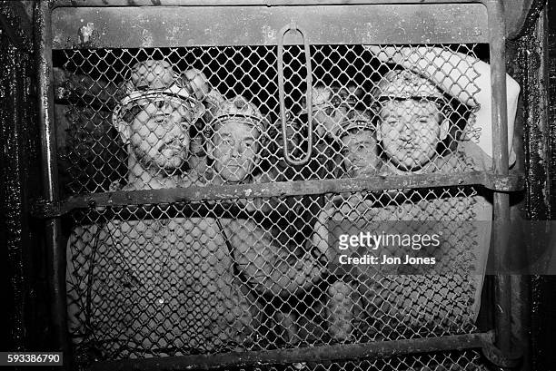 Miner from Bentley colliery sits in the changing rooms. The government recently announced it is planning to close a third of Britain's deep coal...