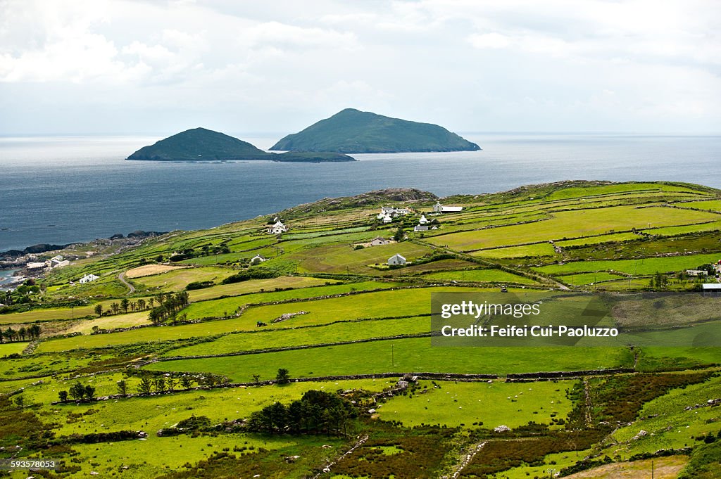 Rolling landscape at Caherdaniel County Kerry