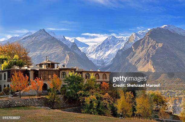 dreamland - karimabad hunza stock pictures, royalty-free photos & images