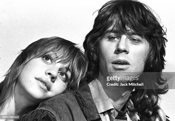 Actors Marta Heflin and Barry Bostwick in a production of the Broadway musical 'Soon' at the Ritz Theatre, New York, New York, January 1971.