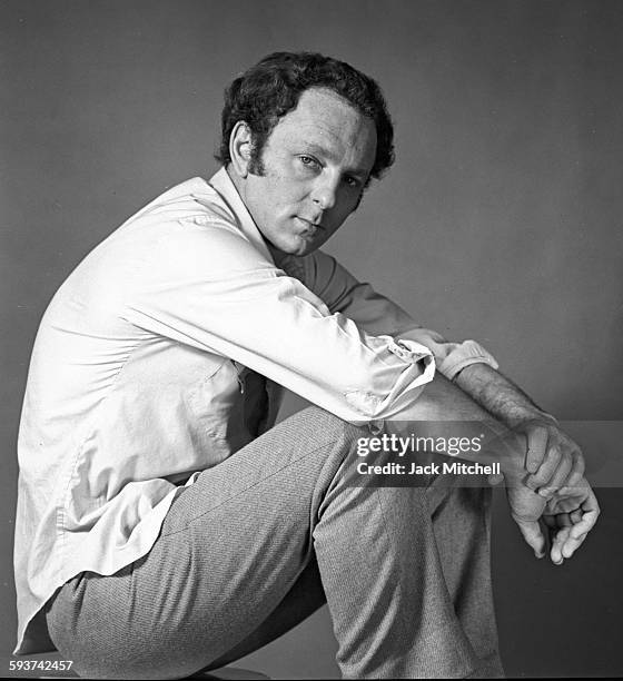Artist Gerald Laing photographed in October 1969.
