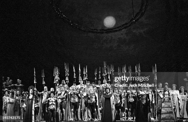 Jessye Norman's debut with Placido Domingo and Tatiana Troyanos in the Metropolitan Opera's "Les Troyens", September 1983.