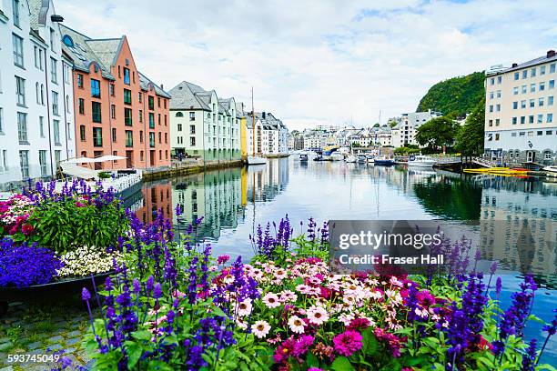 alesund, norway - alesund stock pictures, royalty-free photos & images