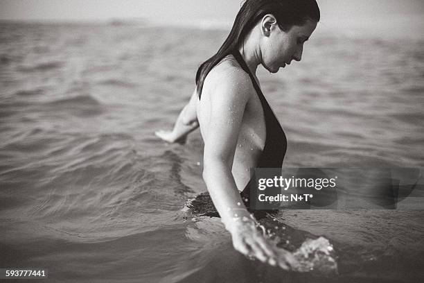 girl swimming - n n girl models stock pictures, royalty-free photos & images