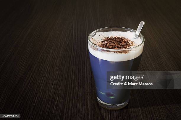 astronomical cappuccino - neptune - marc mateos stock pictures, royalty-free photos & images