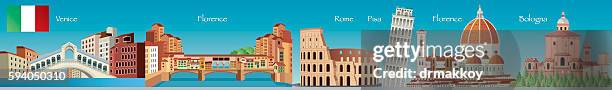 italy symbols - naples stock illustrations