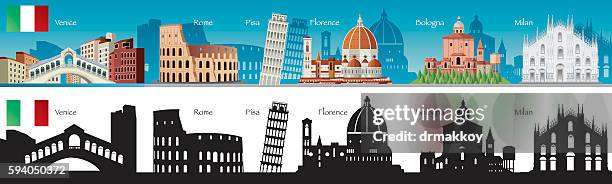 italien symbole - roma napoli stock-grafiken, -clipart, -cartoons und -symbole