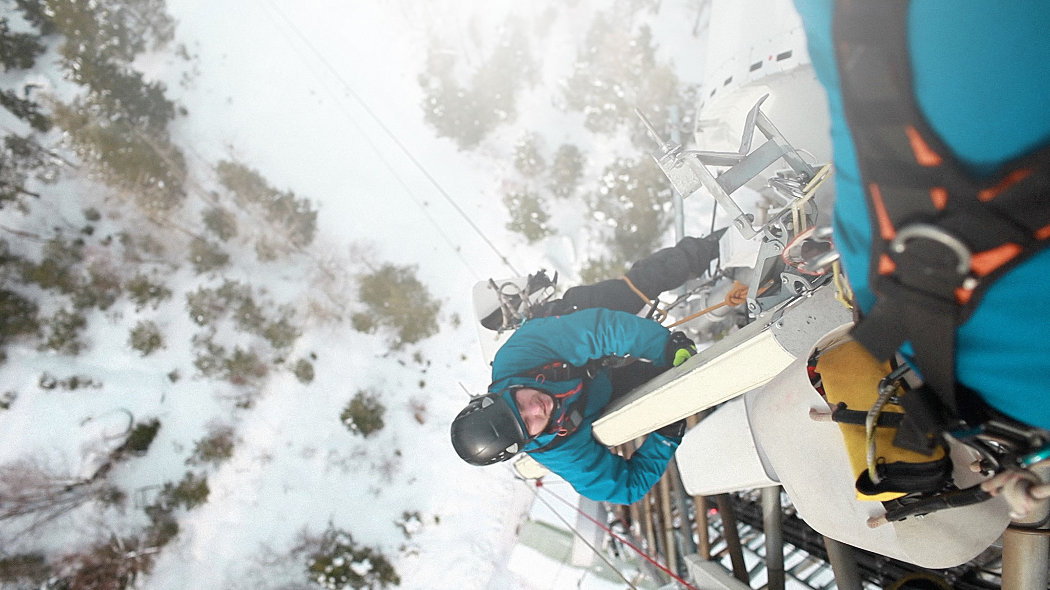 construction equipment snow