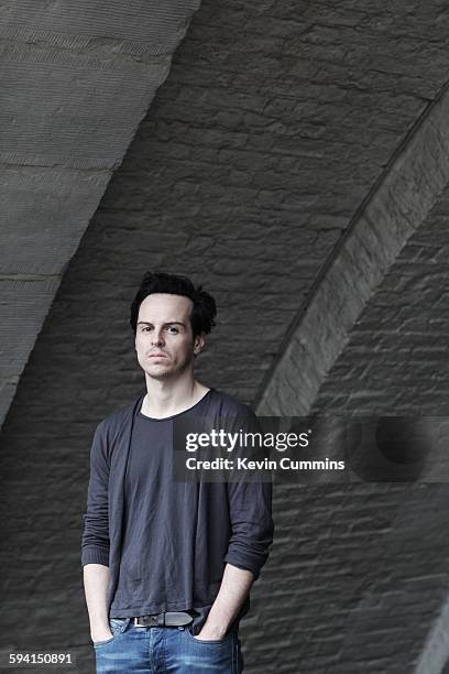 Irish actor Andrew Scott, portrait, Waterloo, London, United Kingdom, 28th January 2015.