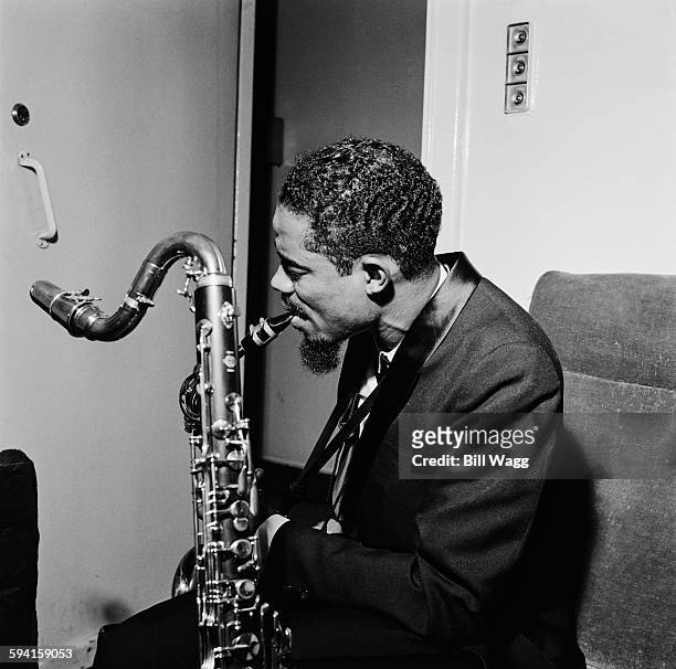 American jazz saxophonist Eric Dolphy , circa 1960.