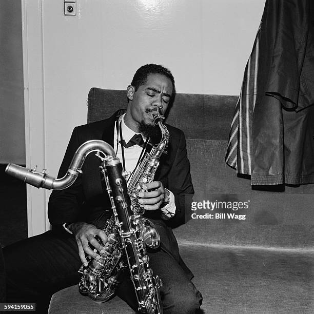 American jazz saxophonist Eric Dolphy , circa 1960.