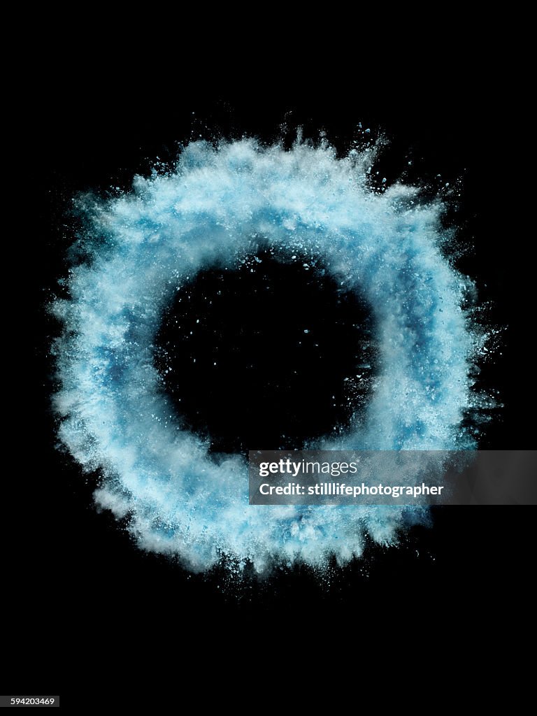 Circle Powder Explosion