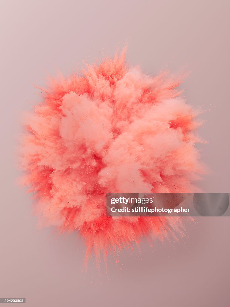 Pink Powder Explosion