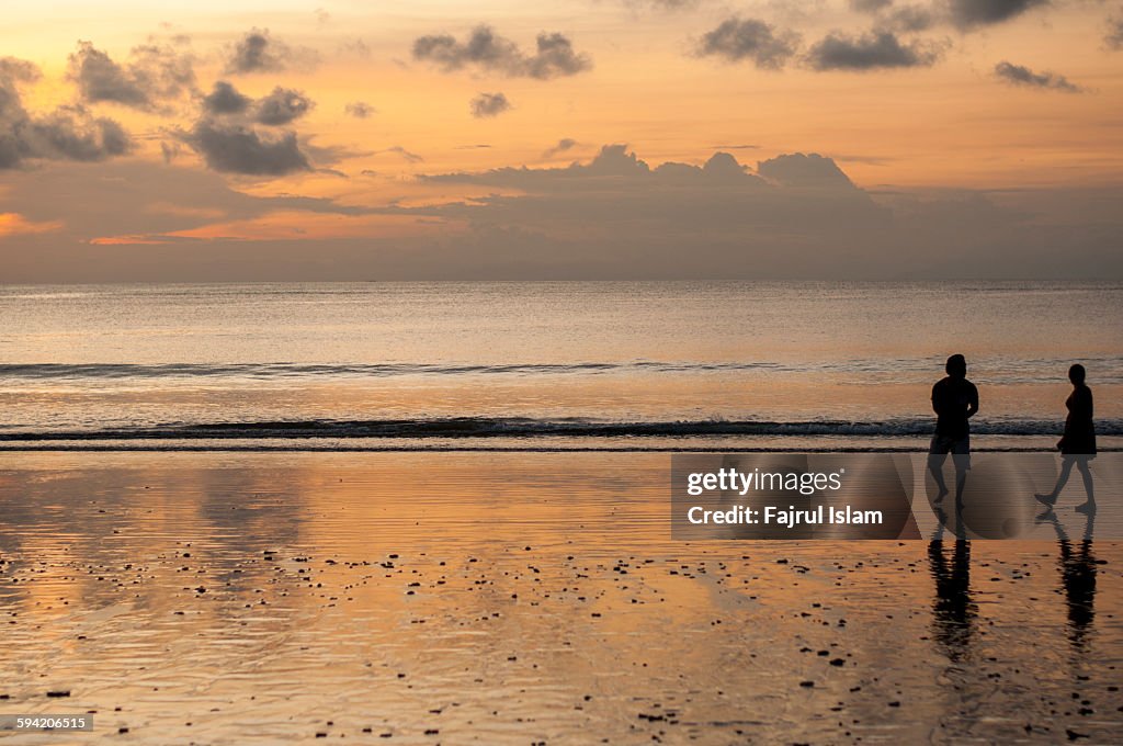 Couple in The Sunset